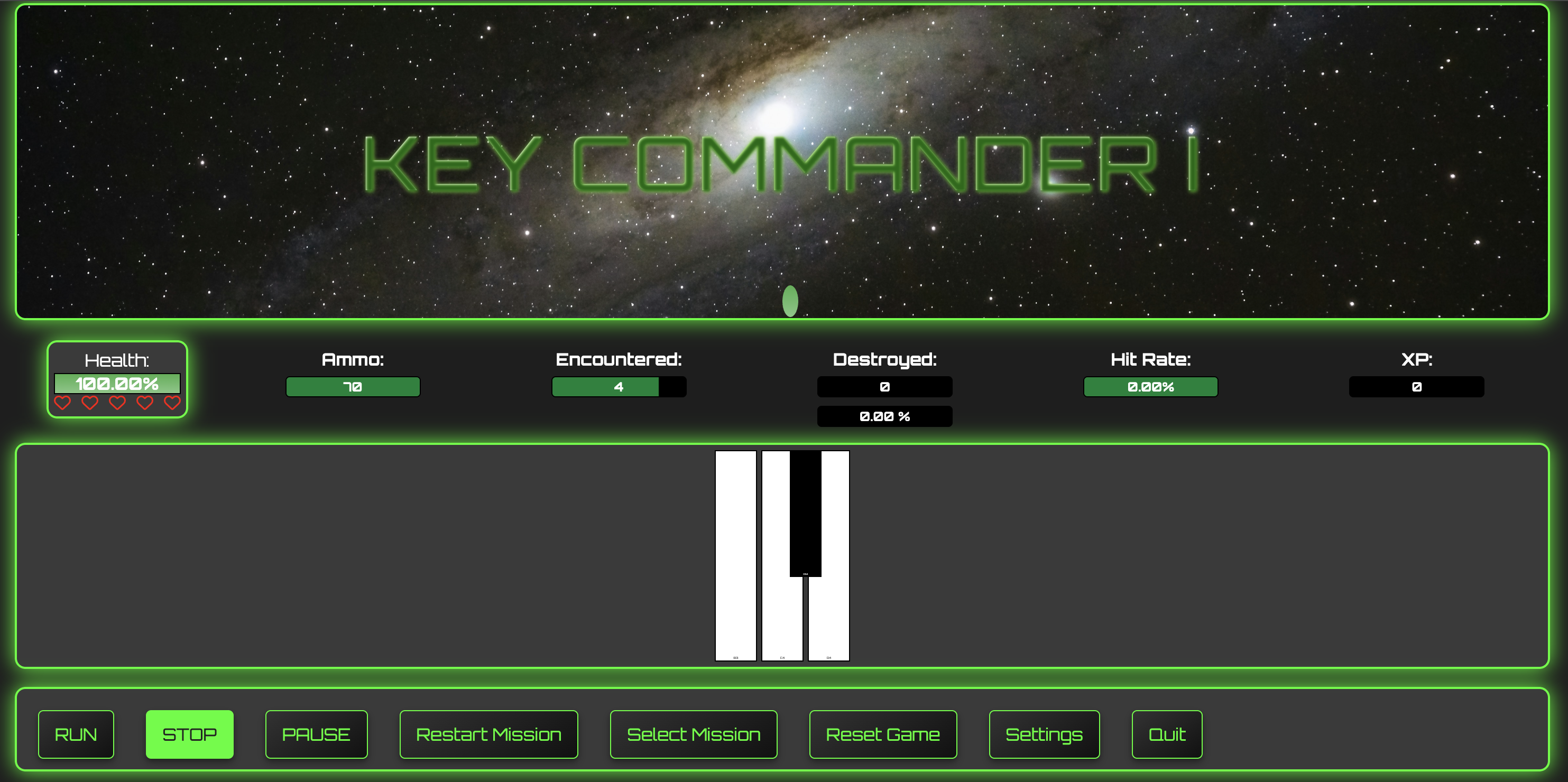 Key Commander gameplay