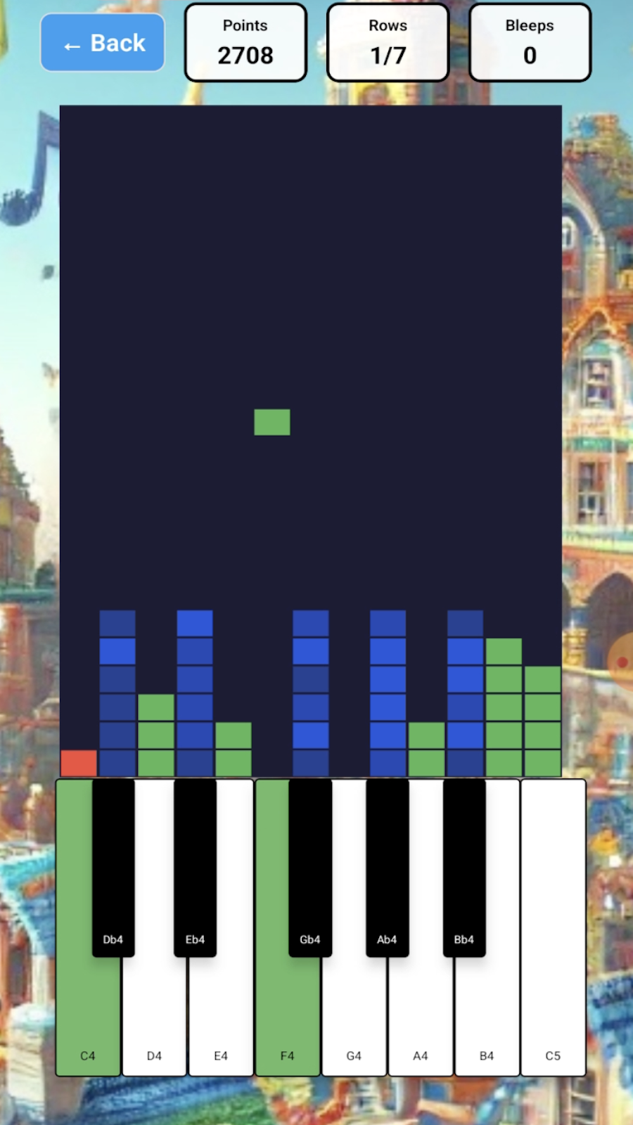 Melody Bricks gameplay screenshot